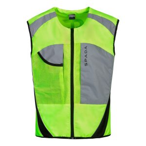 Spada Spark Visibility Vest – Yellow Spada Spark Visibility Motorcycle Vest - Yellow 1