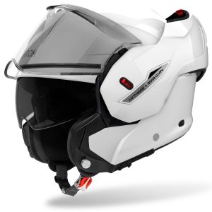 Airoh Mathisse II Plain Motorcycle Helmet – White Airoh Mathisse II Plain Motorcycle Helmet Gloss White 22