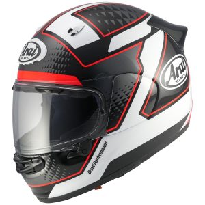 Arai Quantic Giu Motorcycle Helmet Red 1