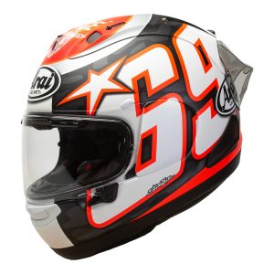 Arai RX-7V Evo Hayden Reset Replica Helmet Arai RX-7V Evo Hayden Reset Replica Motorcycle Helmet 1