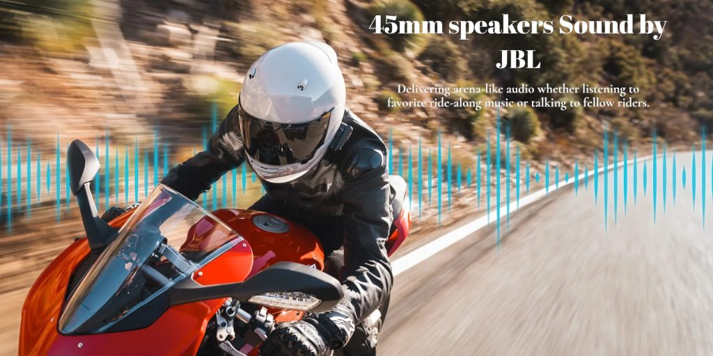 Cardo Packtalk Pro Motorcycle Helmet Mesh Bluetooth Intercom Features 2