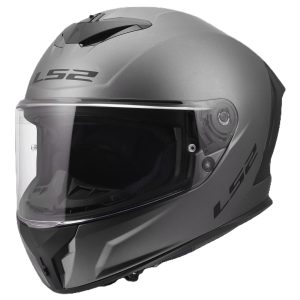 LS2 FF820 Rapid III Plain Helmet – Matt Titanium LS2 FF820 Rapid III Plain Motorcycle Helmet Matt Titanium 1
