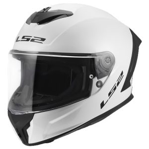LS2 FF820 Rapid III Plain Helmet – White LS2 FF820 Rapid III Plain Motorcycle Helmet White 1