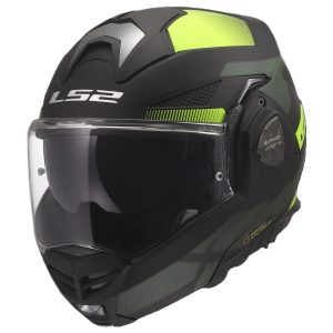 LS2 FF901 Advant X Nova Motorcycle Helmet Black Yellow 1