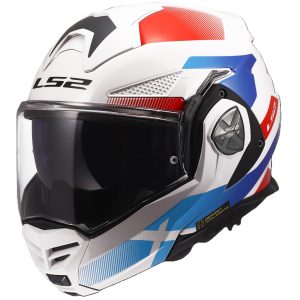 LS2 FF901 Advant X Nova Helmet – White/Blue/Red LS2 FF901 Advant X Nova Motorcycle Helmet White Blue Red 1