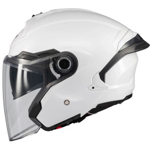 MT Cosmo Pure Motorcycle Helmet White 1