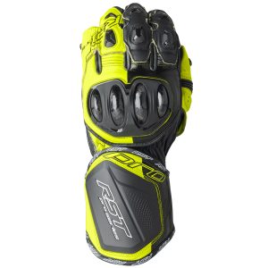 RST Pro Series GP D3O Gloves – Black/Flo Yellow RST Pro Series Gp D3O Mens Motorcycle Gloves Black Flo Yellow 1