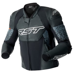 RST Pro Series Supersport-K D3O Leather Motorcycle Jacket – Grey/Black RST Pro Series Supersport-K D3O Leather Motorcycle Jacket - Grey Black 1
