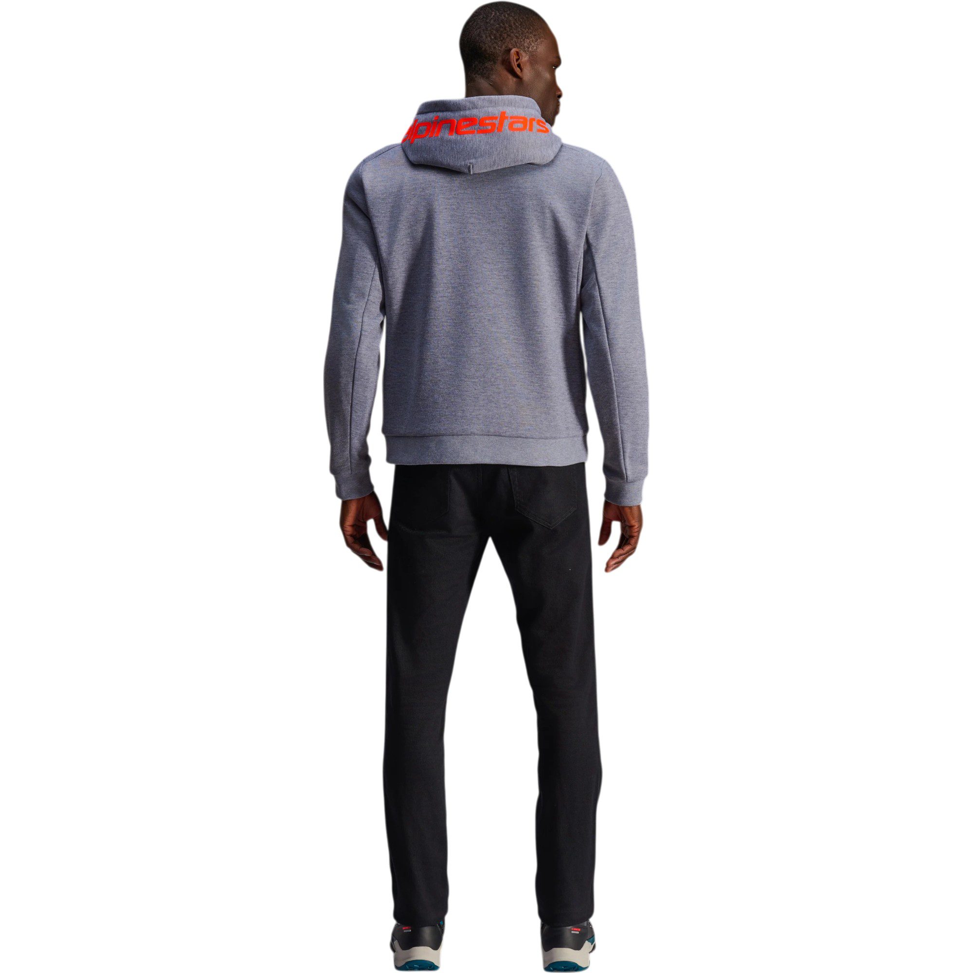 Alpinestars Chrome v2 Sports Motorcycle Hoodie - Grey/Red