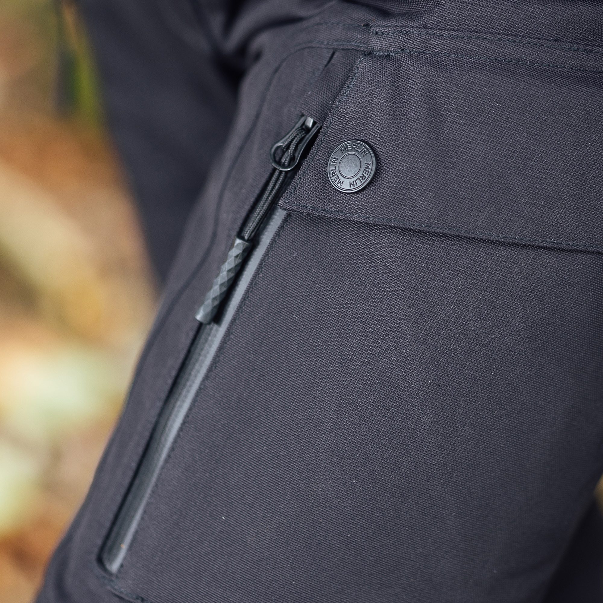 Merlin Condor D3O Laminated Motorcycle Trousers - Black