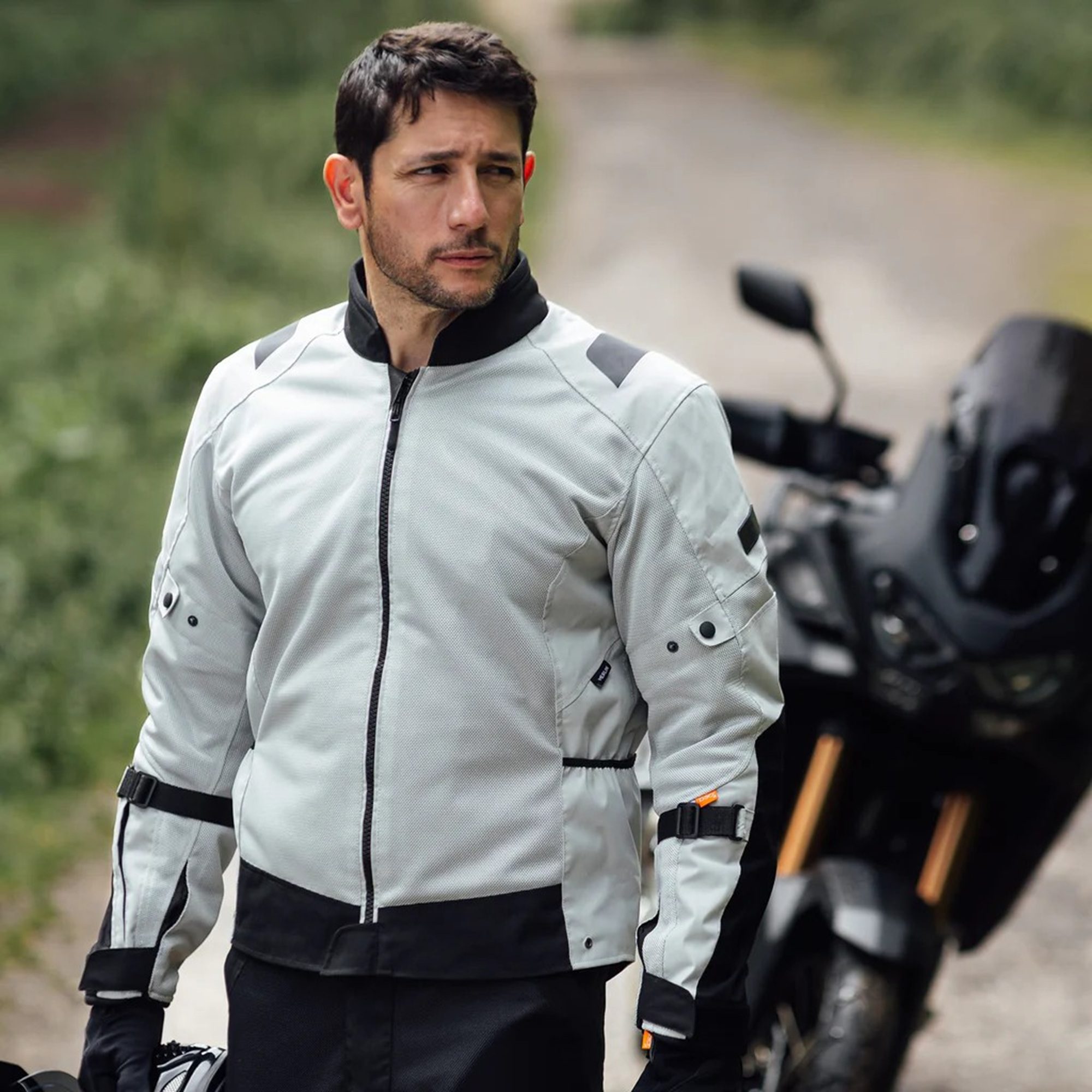 Merlin Mesh Jacket Merlin Taos Air Mesh D3O Motorcycle Jacket - Ice