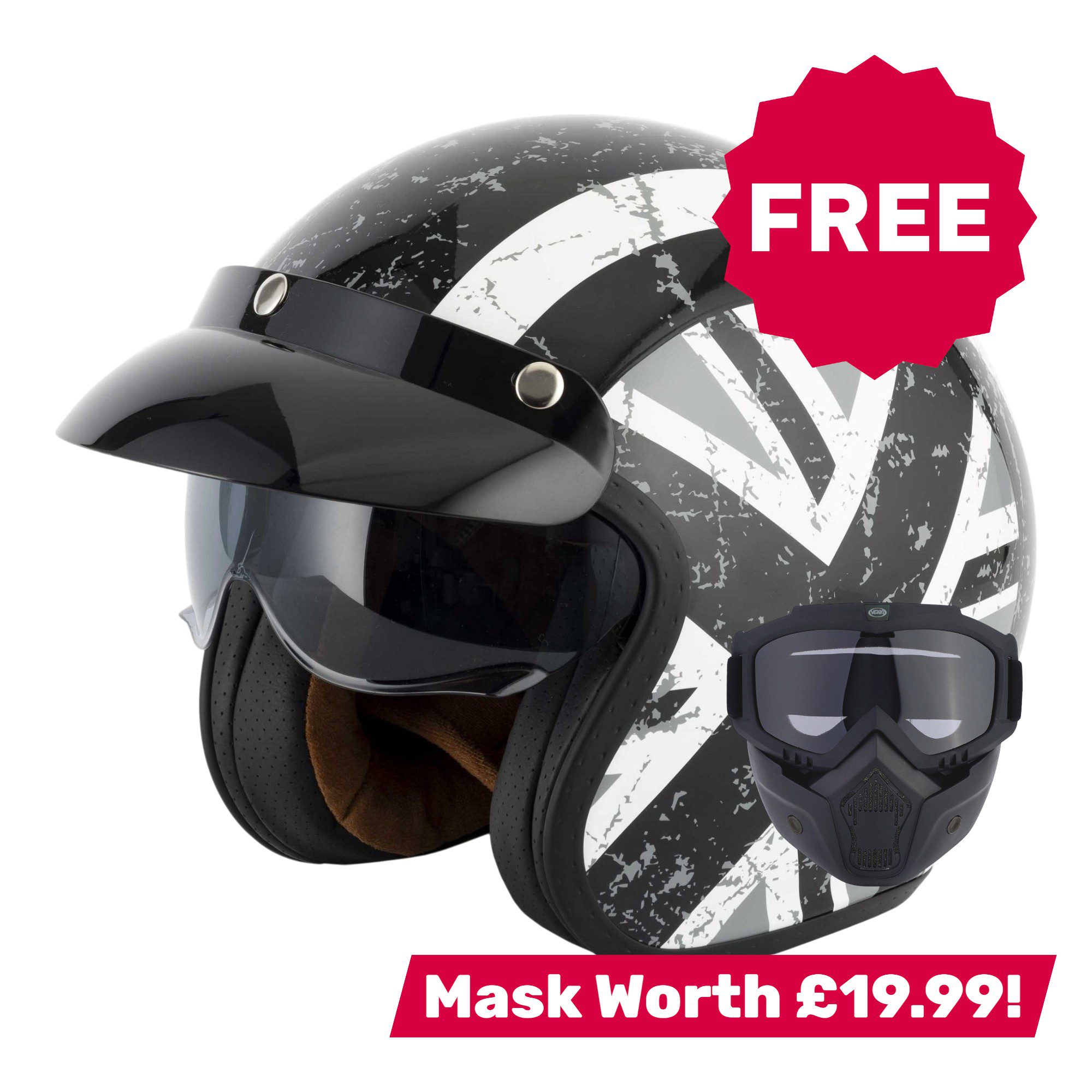black and bronze motorcycle helmet Black Royale II Retro ECE R22.06 Matt Bronze Motorcycle Helmet and Int
