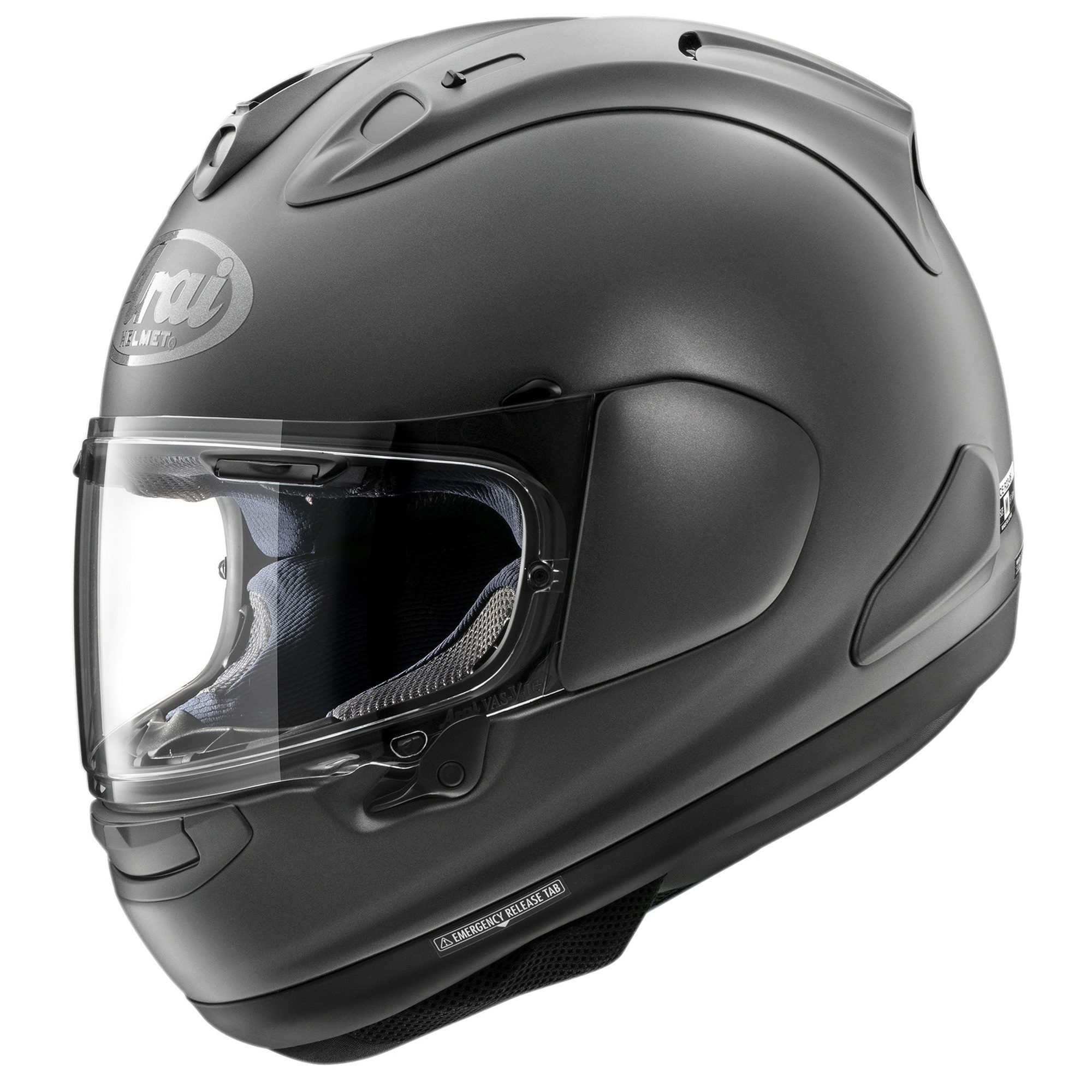 Arai RX-7V Evo Plain Motorcycle Helmet: Frost Gun Metallic