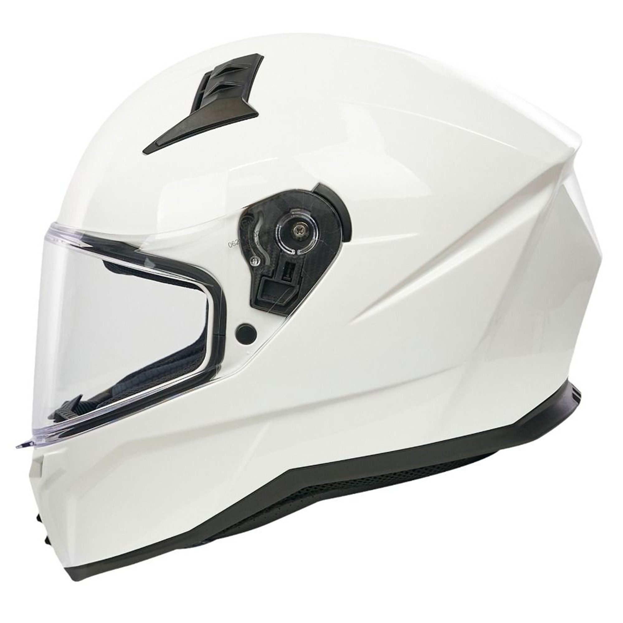 Spada Raiden 3 Plain Motorcycle Helmet White: Ride Safe Today